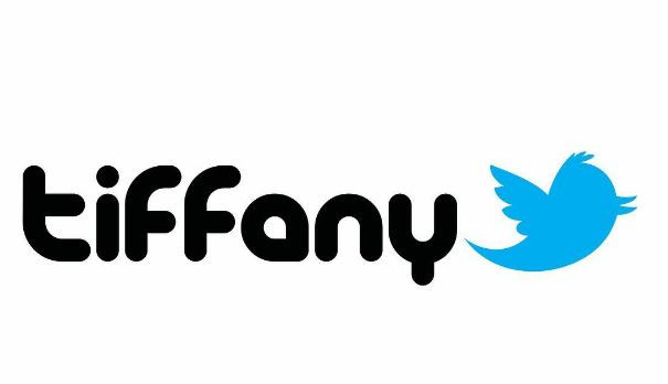 El diseñador gráfico REILLY fusiona el nombre de Tiffany con el logo de Twitter
