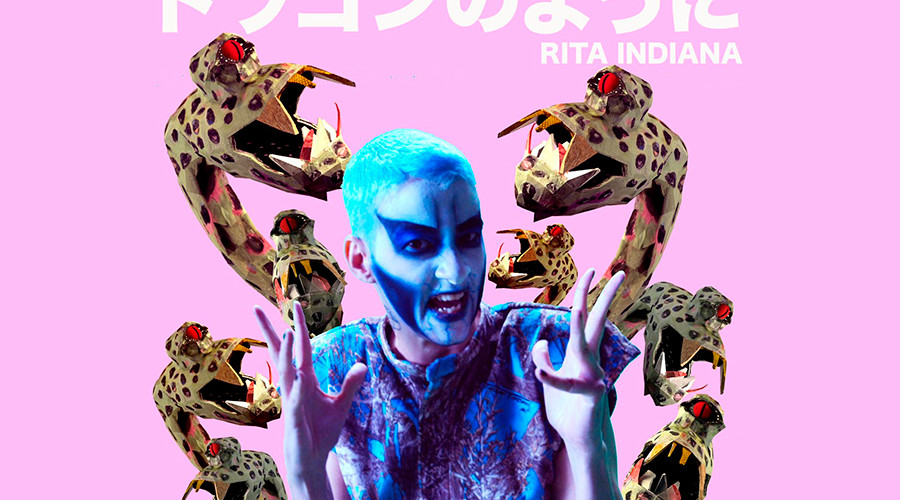 La portada del single Como un Dragón del último disco Mandinga Times de la escritora, compositora y cantante dominicana Rita Indiana.