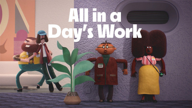 All in a Day's Work es una serie de 12 pequeñas piezas de animación 3D y stop motion realizadas por la empresa especialista en email marketing Mailchimp, en colaboración con It’s Nice That que cuenta historias de la vida de los emprendedores en clave de humor.