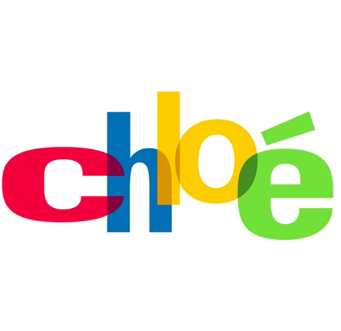 El diseñador gráfico REILLY fusiona el nombre de Chloé con el logo de Ebay