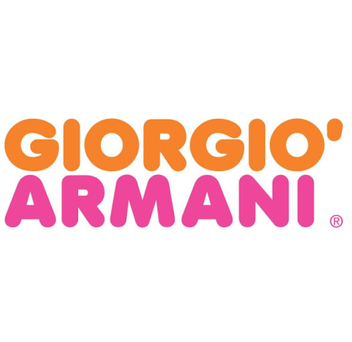 El diseñador gráfico REILLY fusiona el nombre de Giorgio Armani con el logo de Dunkin Coffee