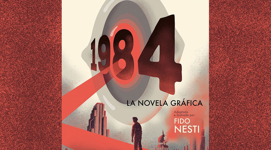 La novela 1984 de George Orwell, el clásico de la distopía y la literatura distópica, que fue publicada en 1949, vuelve a revisitarse una vez más, esta vez en forma de novela gráfica con ilustraciones del ilustrador nacido en São Paulo (Brasil), Fido Nesti.