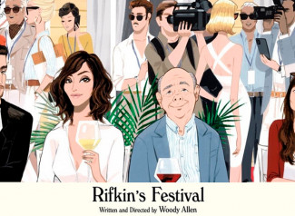 La película de Woody Allen Rifkin's Festival cuenta con una ilustración de Jordi Lavanda el cartel de la película.