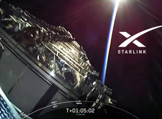 El sistema Starlink para conexión a internet vía satélite, un proyecto de la empresa de Elon Musk Space X.