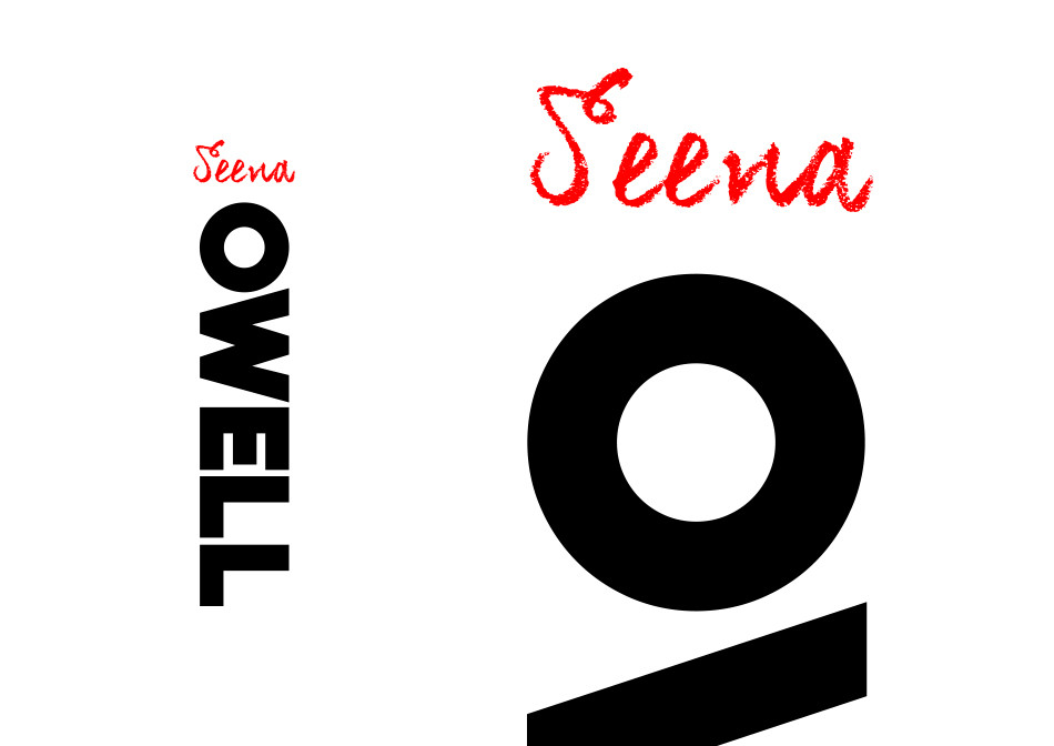Creación del logotipo en blanco para la marca de cosméticos Seena Owell