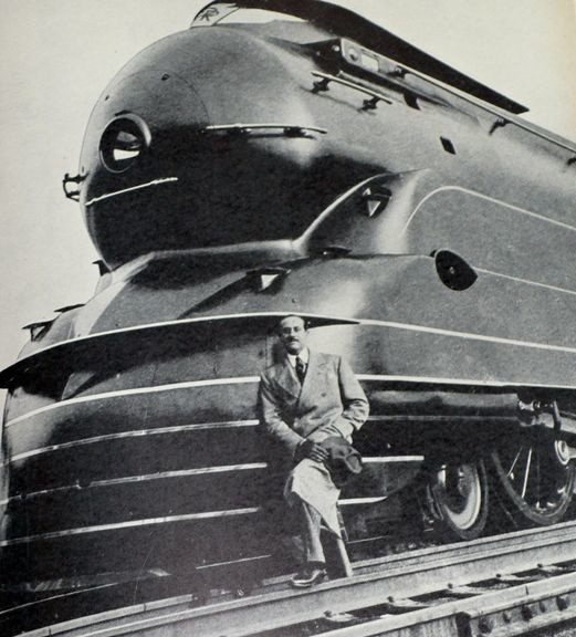Raymond Loewy realizó el diseño de la cubierta aerodinámica de locomotoras