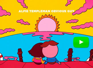 Vídeo con animación del último single de Alfie Templeman, Obvious Guy, una gran pieza de pop y de funk.