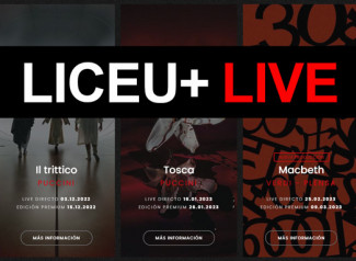 El Liceu de Barcelona presenta LICEU+LIVE, un programa desde el que se podrá seguir la temporada de ópera del Gran Teatre del Liceu de Barcelona.