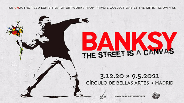 El 3 de diciembre se inaugura una exposición sobre el artista BANKSY en el Círculo de Bellas Artes de Madrid. La exposición que se llama 