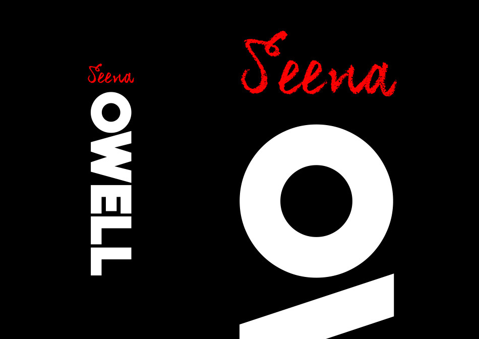 Creación del logotipo en negro para la marca de cosméticos Seena Owell