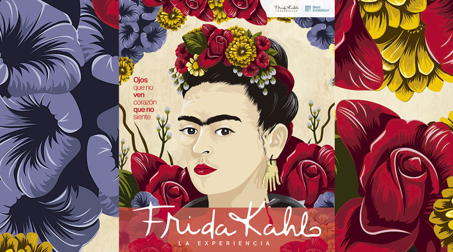 Exposición Frida Kahlo La Experiencia, a partir del 17 de diciembre en el Palacio de Netpuno en Madrid. Una emocionante experiencia inmersiva, realizada con la técnica del videomapping.