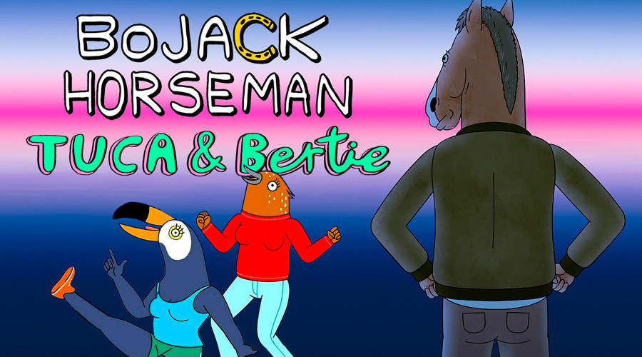 Series de animación de Netflix Bojack Horseman y Tuca & Bertie.