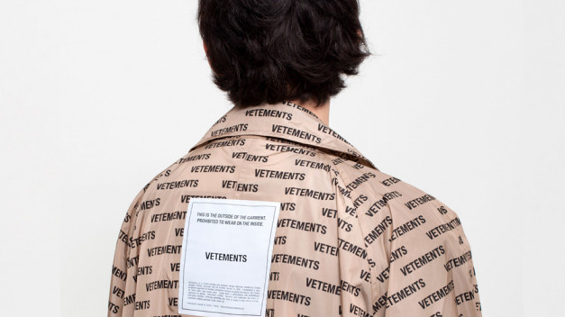 Diseño de la marca de moda Vetements.