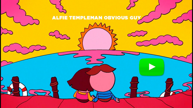 Vídeo con animación del último single de Alfie Templeman, Obvious Guy, una gran pieza de pop y de funk.