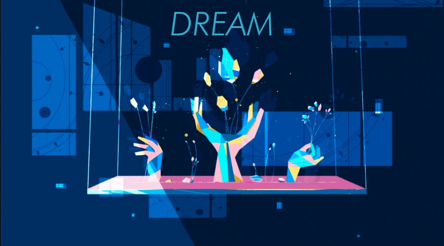 Dream es un cortometraje de animación de la artista diseñadora gráfico y diseñadora de motion graphics Sofie Lee