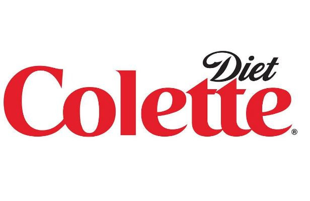 El diseñador gráfico REILLY fusiona el nombre de Colette con el logo de Coca Cola