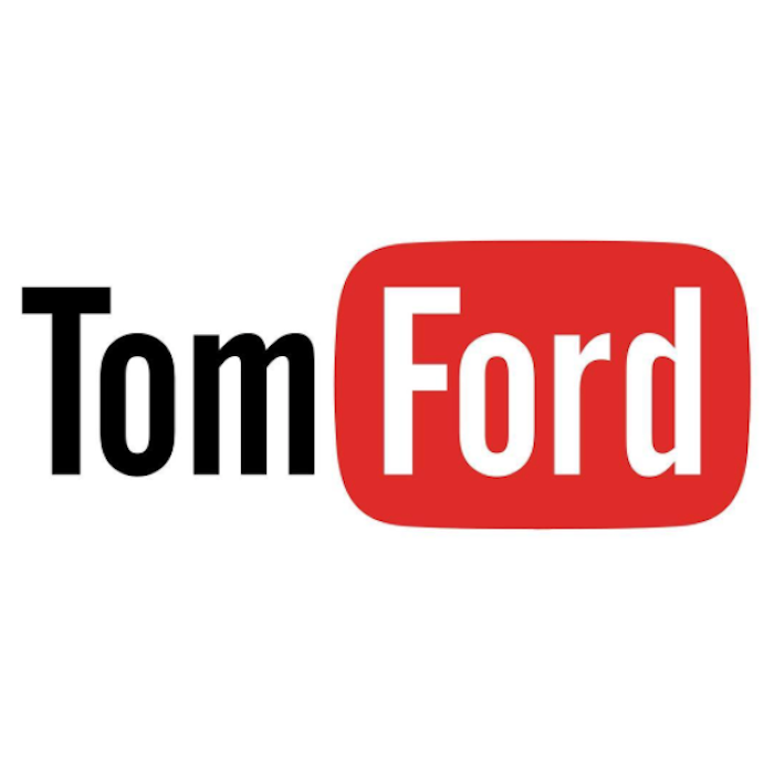 El diseñador gráfico REILLY fusiona el nombre de Tom Ford con el logo de YouTube