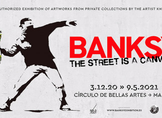 El 3 de diciembre se inaugura una exposición sobre el artista BANKSY en el Círculo de Bellas Artes de Madrid. La exposición que se llama 