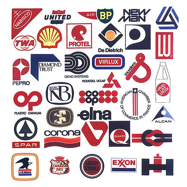 Raymond Loewy y todos los logotipos que diseñó a lo largo de su carrera