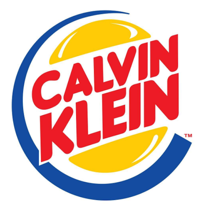 El diseñador gráfico REILLY fusiona el nombre de Calvin Klein con el logo de Burger King