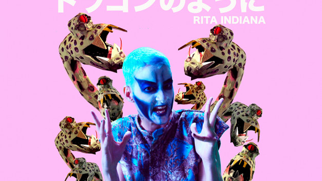 La portada del single Como un Dragón del último disco Mandinga Times de la escritora, compositora y cantante dominicana Rita Indiana.