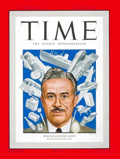 La revista Life incluyó a Raymond Loewy en la lista de Los 100 norteamericanos más importantes del siglo XX