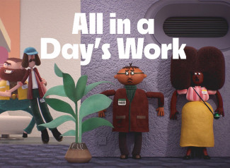 All in a Day's Work es una serie de 12 pequeñas piezas de animación 3D y stop motion realizadas por la empresa especialista en email marketing Mailchimp, en colaboración con It’s Nice That que cuenta historias de la vida de los emprendedores en clave de humor.
