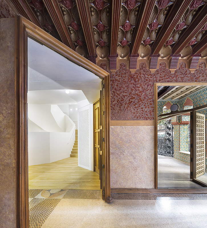 Imagen del interior de la Casa Vicens realizada por el arquitecto catalán Antonio Gaudí en Barcelona