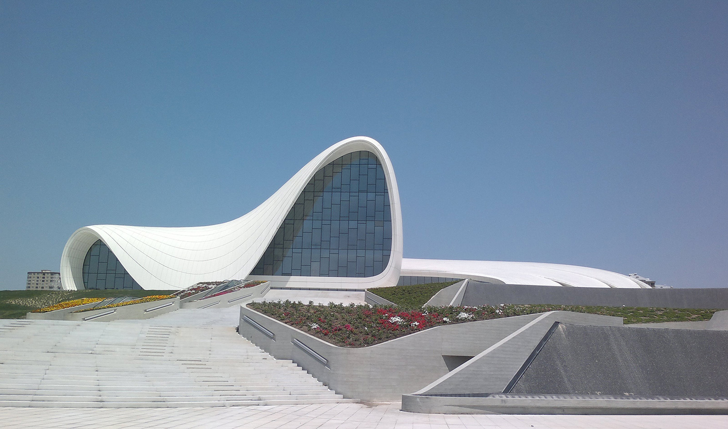 Centro cultural Heydar Aliyev en Bakú, Azerbaiyán