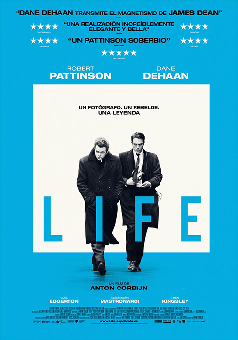 Cartel de la película Life de Anton Corbijn sobre la vida de James Dean