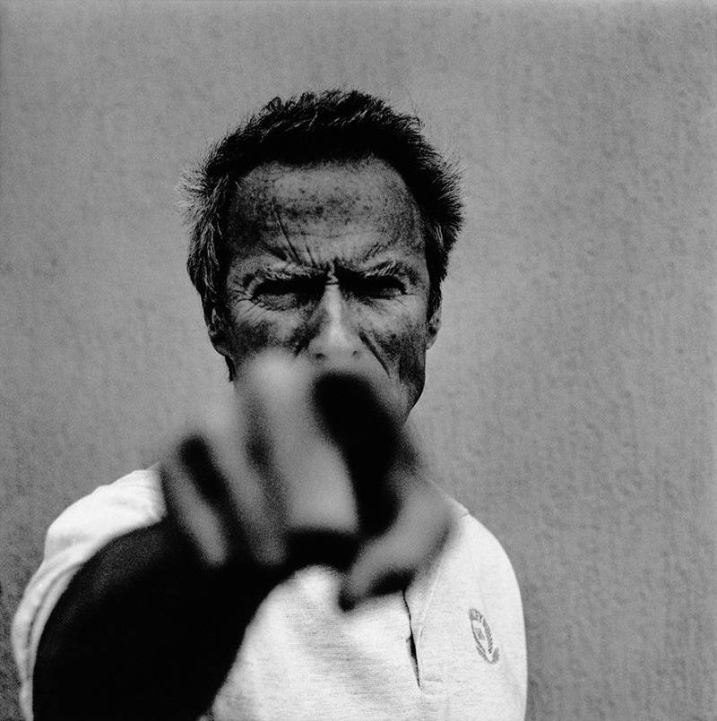 Fotografía de Clint Eastwood de Anton Corbijn del año 1994