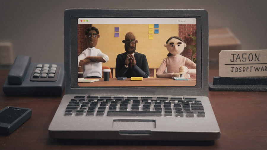 Corto animado realizado en 3D y stop motion para la serie animada de Mailchimp all in a day's world