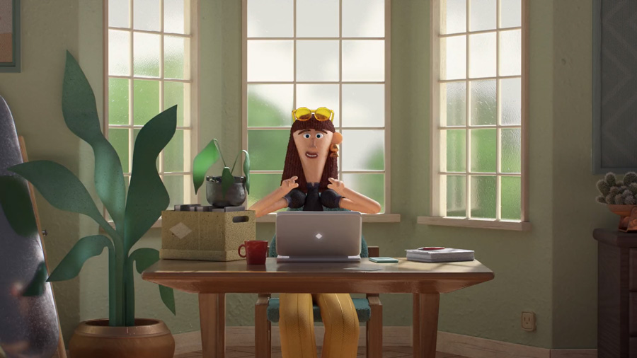 Corto animado en 3D y stop motion Mailchimp