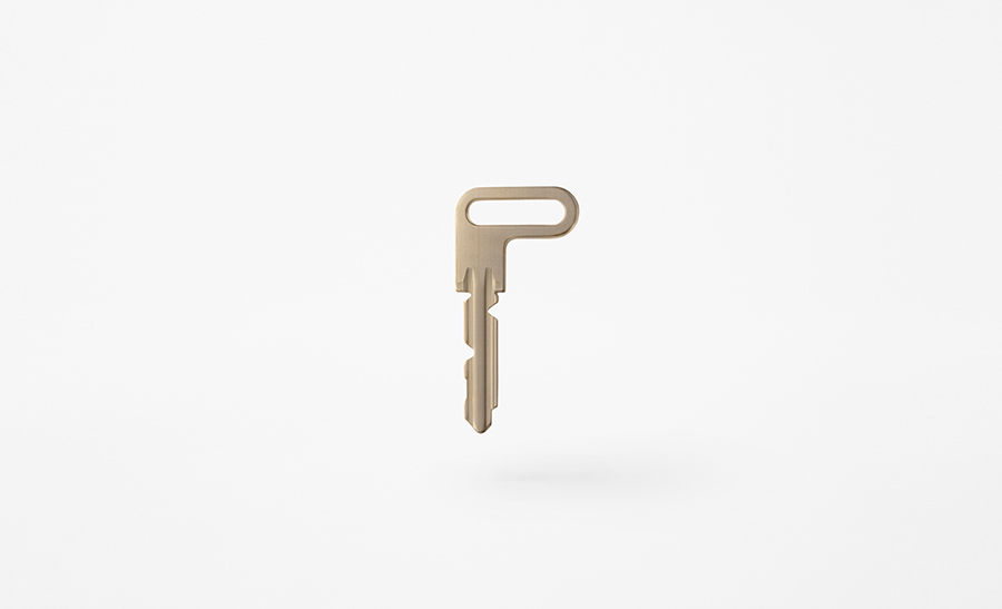 L-door, llave de puerta diseño de estudio Nendo de Oki Sato