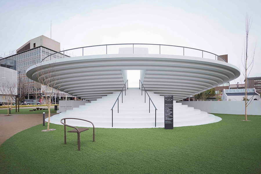 Diseño de arquitectura Plaza Estación de Tenri estudio Nendo, imagen 3