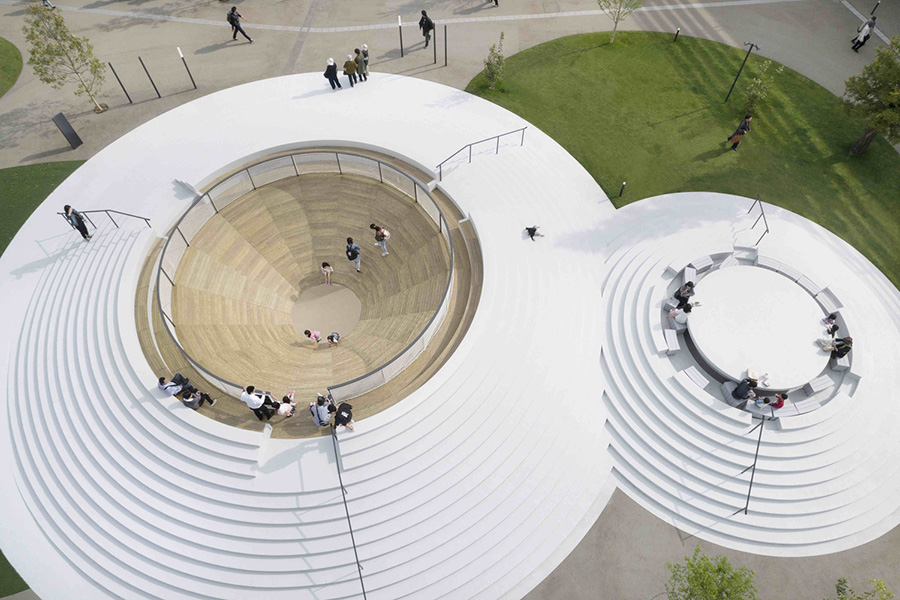 Diseño de arquitectura Plaza Estación de Tenri estudio Nendo, imagen 5