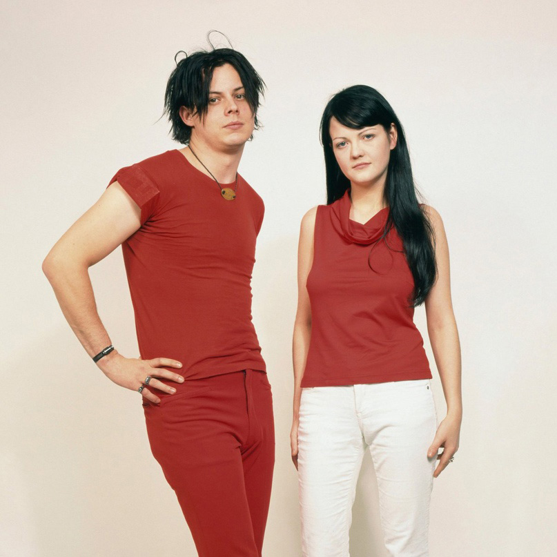 Jack White y Meg White de The White Stripes