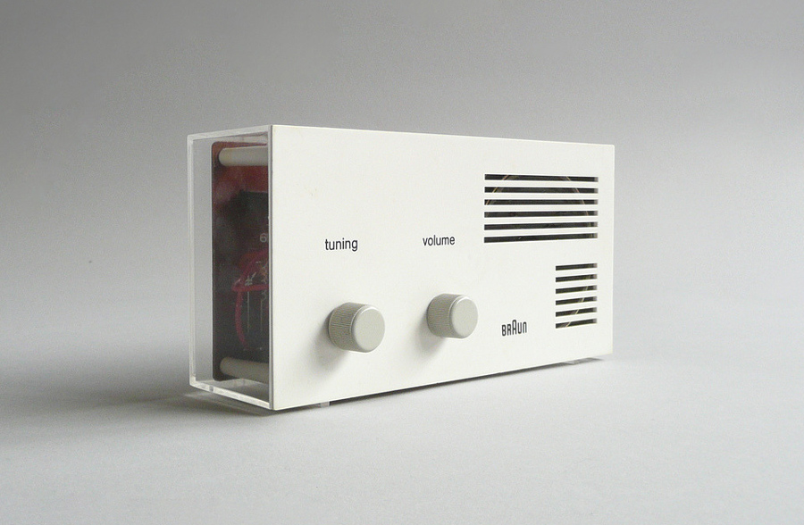 Radio Braun Lectron, diseño del diseñador alemán Dieter Rams