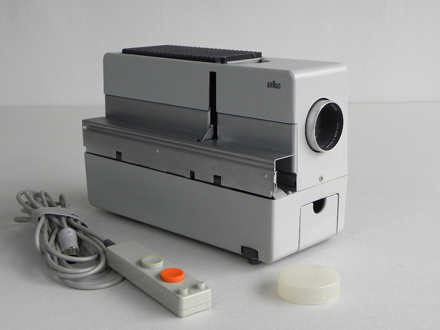 Proyector Braun D45 diseño de Dieter Rams