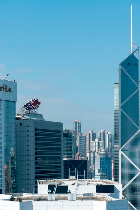 Instalación de Antony Gormley Event Horizon en Hong Kong, vista 11