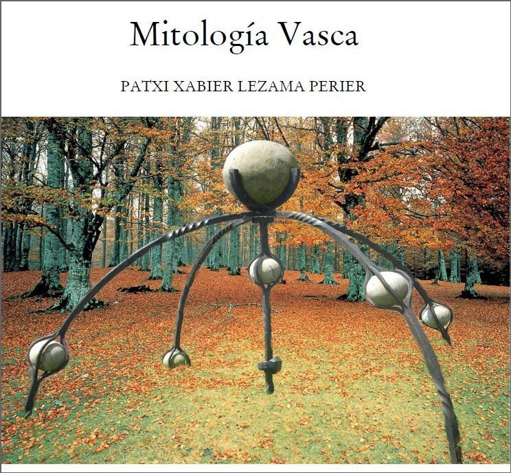 Portada del libro de Patxi Xabier Lezama Mitología Vasca