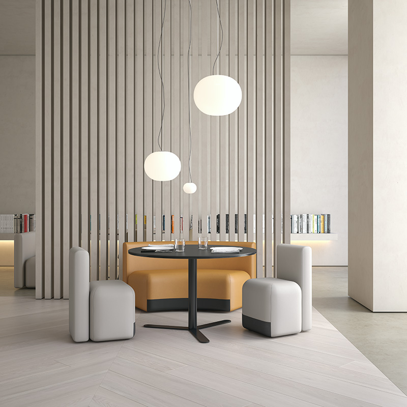 Conjunto con Season Chair de Viccarbe, diseño de Piero Lissoni