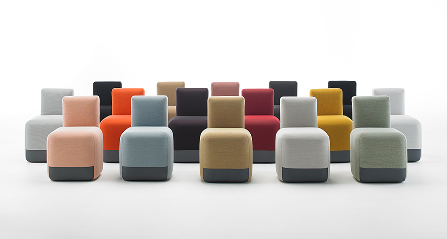 Conjunto con opciones de Season Chair de Viccarbe,diseño de Piero Lissoni