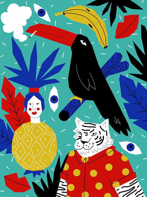 Perrine Honoré, ilustración JUNGLECAM-2