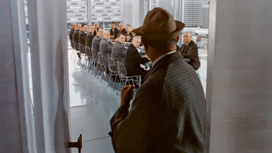 Otro fotograma de la película Playtime de Jacques Tati