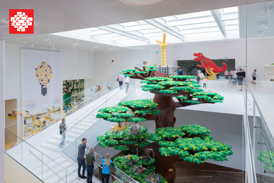 Interior de La Casa de Lego (Lego House)